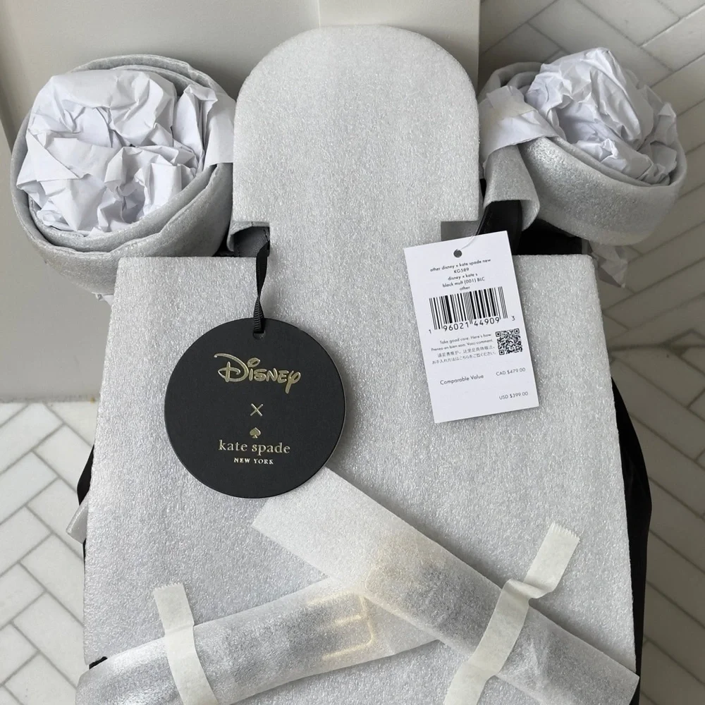 NWT Disney X Kate Spade New York Minnie 3d Flap Backpack